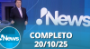 RedeTV! News (20/10/2025) | Completo