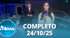 RedeTV News (24/10/25) | Completo
