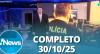 RedeTV! News (30/10/25) | Completo