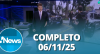 RedeTV! News (06/11/25) | Completo