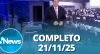 RedeTV! News (21/11/25) | Completo