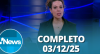 RedeTV! News (03/12/25) | Completo