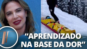 Luciana Gimenez revela ter crise de pnico ao pensar em esquiar