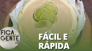 Cheesecake de limão com chocolate branco