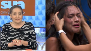 Sonia Abrão comenta sobre surto de Alane em eliminação no BBB24
