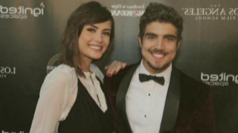 Maria Casadevall evita falar de namoro com Caio Castro