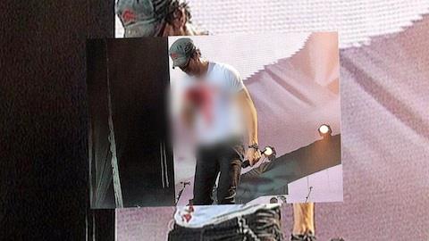 Enrique Iglesias machuca os dedos com drone durante show