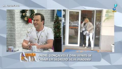 Andr Gonalves confirma casamento com Dani Winits