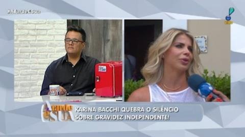 Karina Bacchi diz que ex no queria filhos