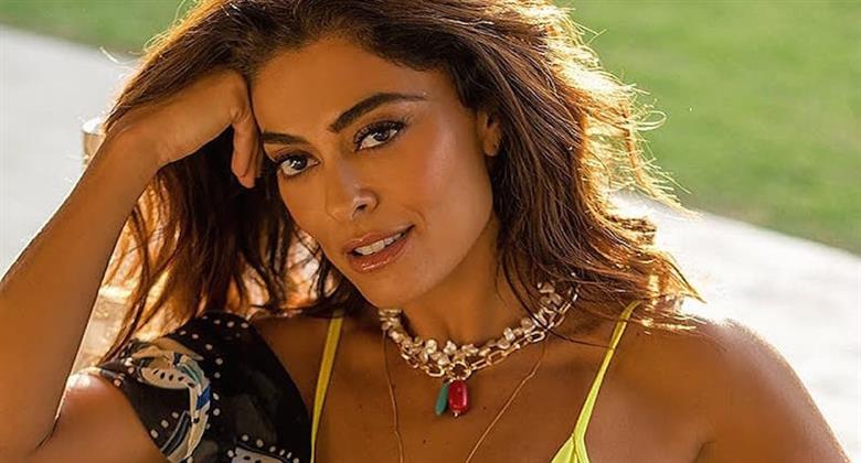 Juliana Paes posa com biquíni ousado e internauta reage Esse corpo é