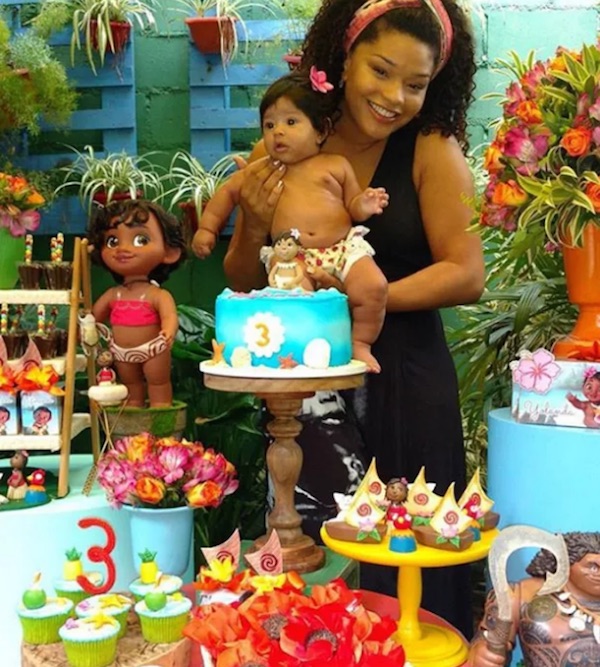 MESVERSARIO Alana 3 meses - tema MOANA baby