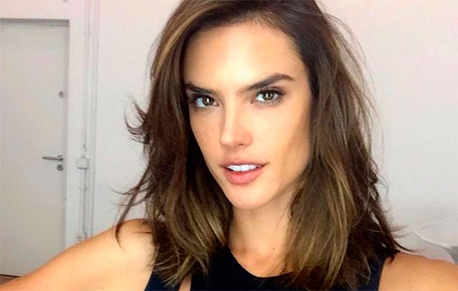 Alessandra Ambrosio Is In A Completely Nude Photo In The Shower With