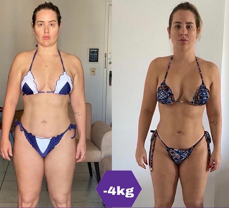 Patrícia Leitte elimina 4 quilos em 9 dias e mostra 
