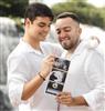 Lucas Rangel e Lucas Bley anunciam gravidez