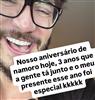 Eliezer faz tatuagem com rosto de Viih Tube