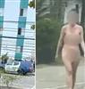 Mulher é presa nua após matar o próprio pai