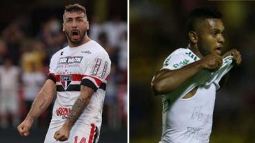 Borja vs Pratto: Argentino do São Paulo 'goleia' colombiano do Palmeiras nas estatísticas