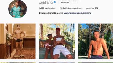 Cristiano Ronaldo ganha R$ 1,5 milhão cada foto no Instagram, diz levantamento
