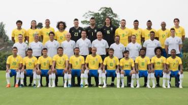 CBF divulga foto oficial da seleção brasileira na Copa da Rússia