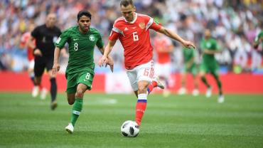 Rússia goleia Arábia Saudita em primeiro jogo da Copa