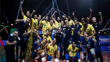 Brasil bate Polônia e conquista Liga das Nações de vôlei