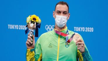 Fernando Scheffer fatura bronze para o Brasil na natação