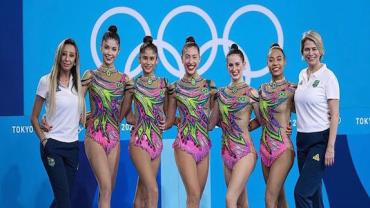 Ginástica rítmica do Brasil estreia na Olimpíada de Tóquio nesta sexta