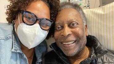 Filha de Pelé diz que ele se recupera bem