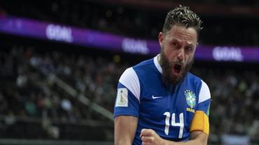 Brasil vence Cazaquistão de virada e leva bronze no Mundial de Futsal