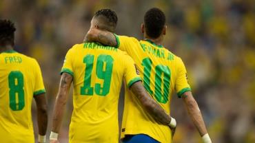 Com brilho de Neymar e Raphinha, Brasil goleia Uruguai nas Eliminatórias da Copa