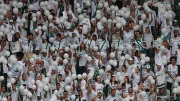 Torcida organizada do Palmeiras protesta contra preços dos ingressos da final da Libertadores