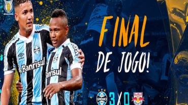 Grêmio goleia Bragantino e respira no Campeonato Brasileiro