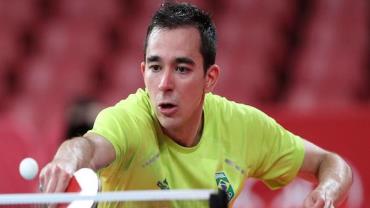 Top 4, Hugo Calderano estreia nesta quarta no Mundial de Tênis de Mesa