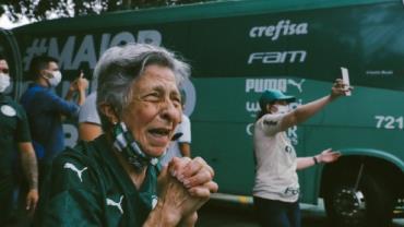 Com apoio da torcida, Palmeiras embarca para o Mundial de Clubes