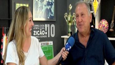 Em entrevista ao 'Galera Esporte Clube', Zico conta se aceitaria ser presidente do Flamengo: 'De jeito nenhum'