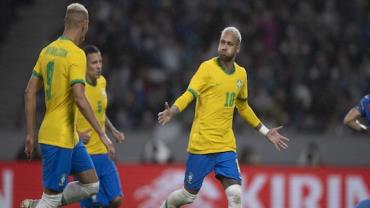 Neymar supera Ronaldo Fenômeno e fica a três gols de igualar Pelé como maior artilheiro da seleção