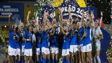 Brasil vence Copa América de futebol feminino com 100% de aproveitamento