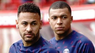 PSG se preocupa com clima ruim entre Neymar e Mbappé, afirma jornal francês