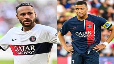 Neymar curte publicação que diz que Mbappé chegou ao treino do PSG 'super feliz'