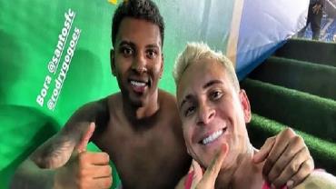 Após empate entre Brasil e Venezuela, Rodrygo e Soteldo tiram selfie: "Bora, Santos"