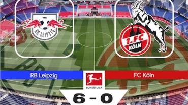 Bundesliga: RB Leipzig dá show e goleia Colônia por 6 a 0
