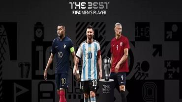 Mbappé, Messi e Haaland são os finalistas do prêmio 'The Best', da Fifa