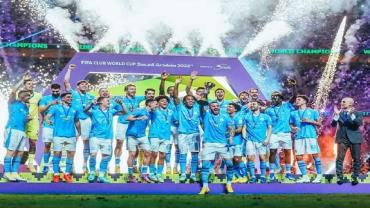 Com gol mais rápido do Mundial, City goleia o Flu e conquista a competição pela 1ª vez