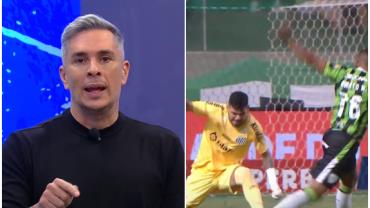 Ivan Moré comenta gol polêmico do América após lesão de goleiro do Santos