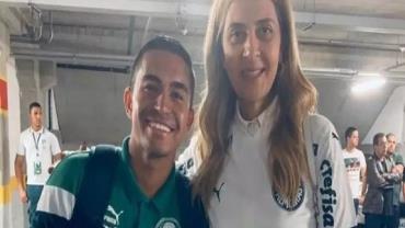 Leila comenta venda de Dudu: "Desejo que assine e saia do Palmeiras"