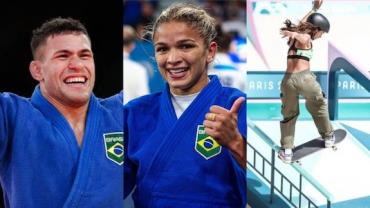 Paris 2024: Willian Lima, Larissa Pimenta e Rayssa Leal conquistam as primeiras medalhas do Brasil