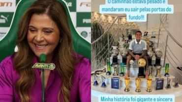 Dudu xinga Leila Pereira após presidente do Palmeiras dizer que o jogador deixou o clube pelas "portas do fundos"