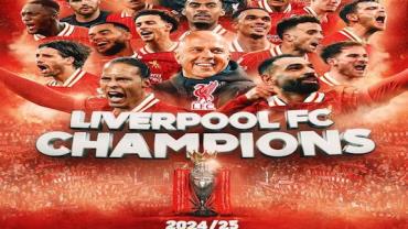 Liverpool é campeão da Premier League e se torna o maior vencedor da competição