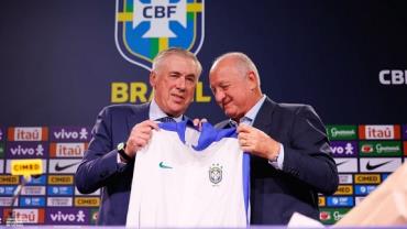 Brasil enfrenta Equador na estreia do italiano Carlo Ancelotti