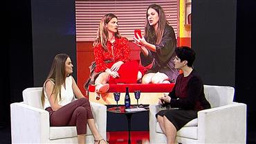 Letícia Birkheuer sobre experiência com app de paquera: "Pessoas mandam fotos absurdas, às vezes você fica até com medo de abrir"